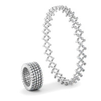 Serafino Multi-Size Ring und Armreif