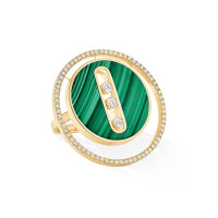 Lucky Move Ring GM Malachit