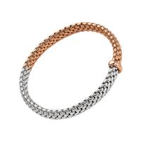 Vendôme Flex'it Armband mit zweifarbigem Geflecht