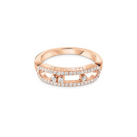 Baby Move Classique Pavé Ring
