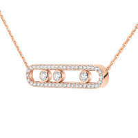 Move Classique Pavé Halskette