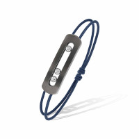 Move Titanium Graphite Armband mit Schnur