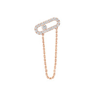 Move Uno einzelner Ohrring mit Kette