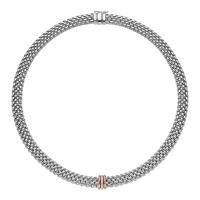 Panorama Collier mit Diamanten