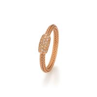 Mesh Ring Pavé