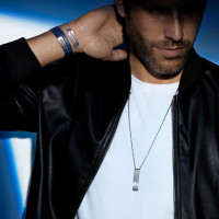 Move Titanium Naturel Armband mit Schnur