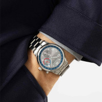 Club Sport Neomatik Weltzeit silber