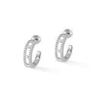 Move Classique Pavé Hoop Creolen
