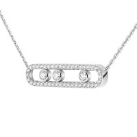Move Classique Pavé Halskette