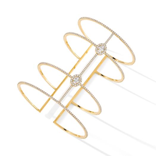 Messika - Glam'Azone Skinny 4 Rangs Pavée Armband