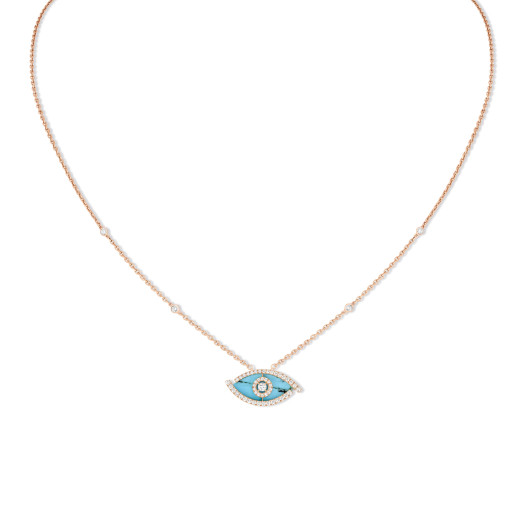 Messika - Lucky Eye Türkis Halskette