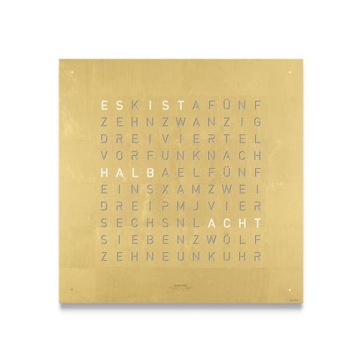 Qlocktwo - EARTH 45 CREATOR´S EDITION GOLD 