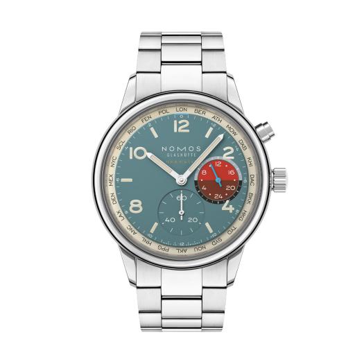 NOMOS Glashütte - Club Sport Neomatik Weltzeit Glacier