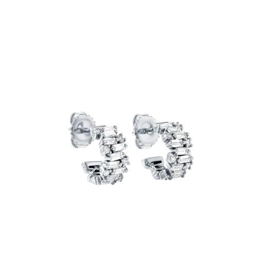 Suzanne Kalan - Shimmer Diamond Mini Hoops Creolen