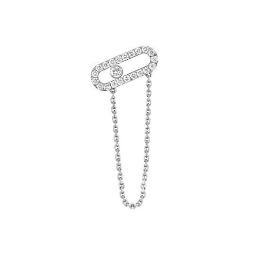 Messika - Move Uno einzelner Ohrring mit Kette