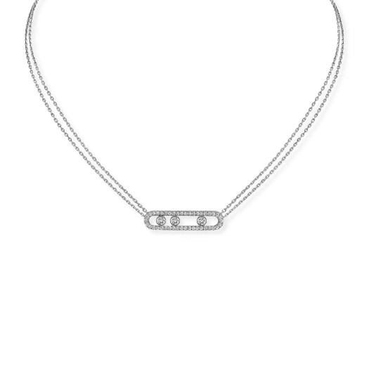 Messika - Move Classique Pavé Halskette