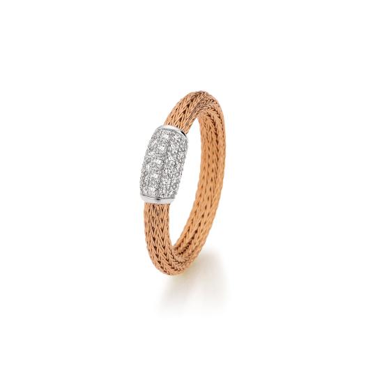 Jörg Heinz - Mesh Ring Pavé