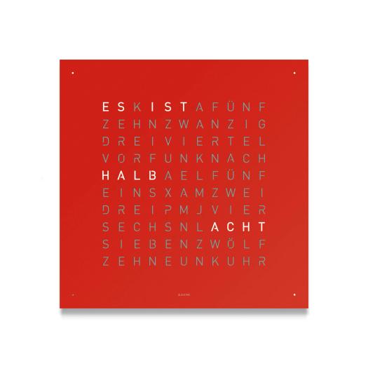 Qlocktwo - EARTH 45 EDITION RED PEPPER 