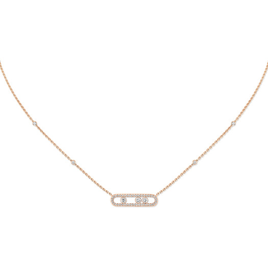 Messika - Move Classique Baby Pavé Halskette
