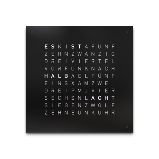 Qlocktwo - EARTH 45 BLACK PEPPER 