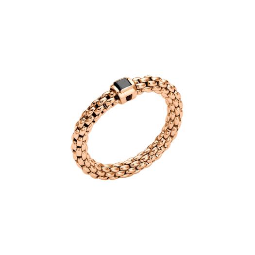 FOPE - Souls Flex'it Ring mit schwarzem Diamanten