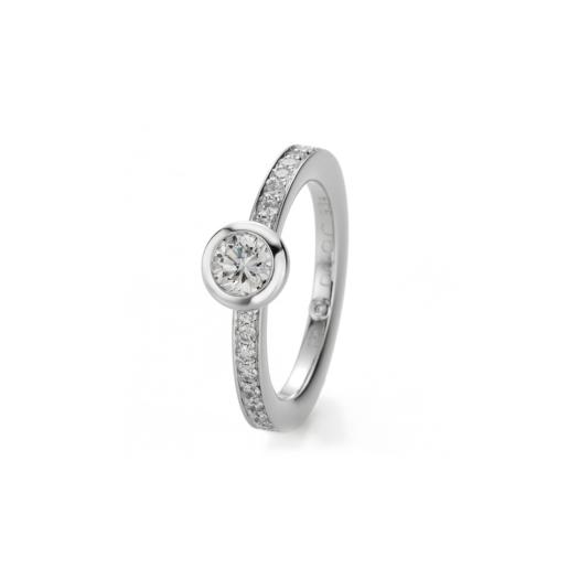Noor - Weißgold Ring