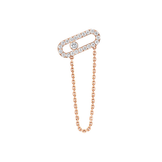 Messika - Move Uno einzelner Ohrring mit Kette