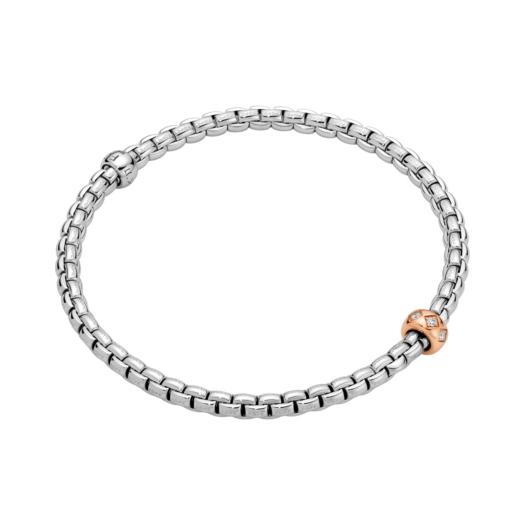 FOPE - Eka Flex'it Armband mit Diamanten in Rautenfassung