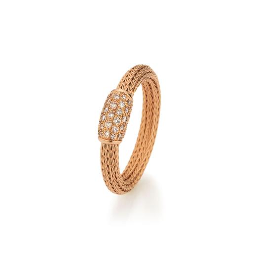 Jörg Heinz - Mesh Ring Pavé