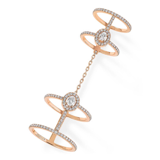Messika - Glam'azone Double Pavé Ring