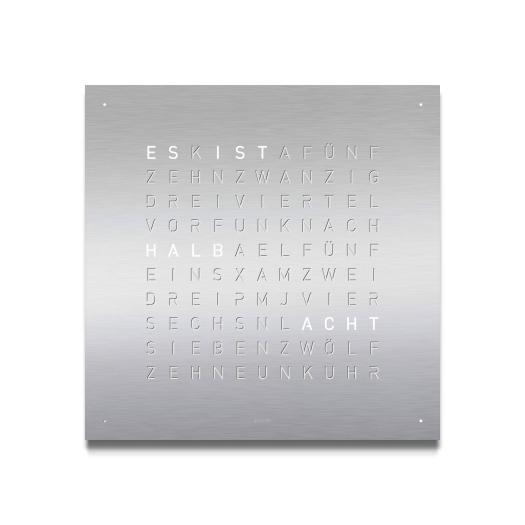 Qlocktwo - EARTH 45 EDITION STAINLESS STEEL 