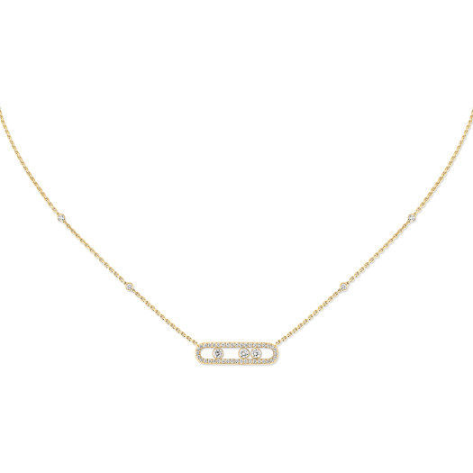 Messika - Move Classique Baby Pavé Halskette