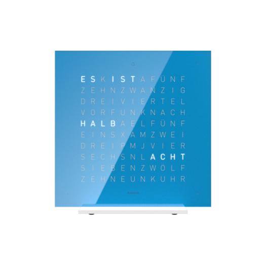 Qlocktwo - EARTH 13.5 PURE BLUE CANDY