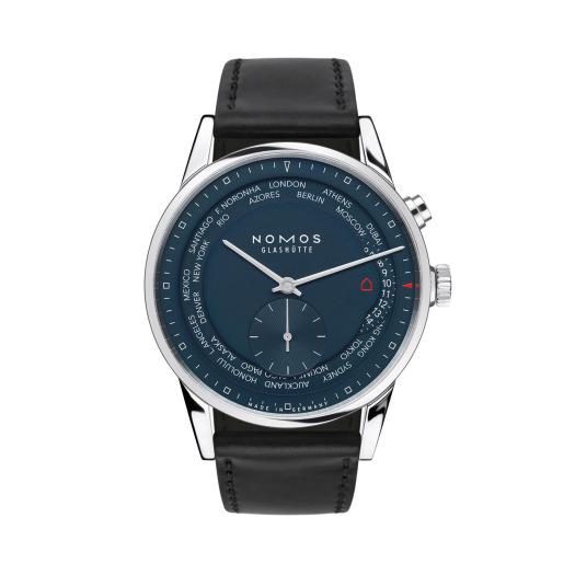 NOMOS Glashütte - Zürich Weltzeit nachtblau