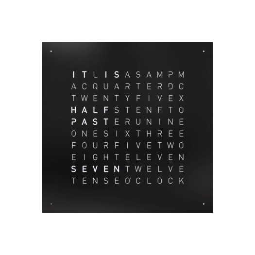Qlocktwo - EARTH 45 EDITION BLACK PEPPER 