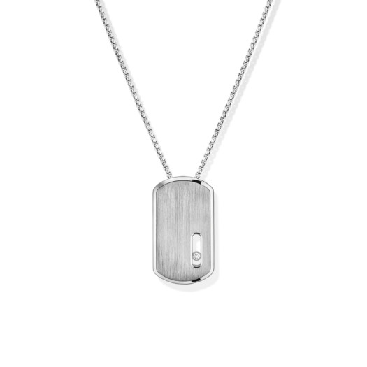 Messika - Move Titanium Anhänger mit Halskette