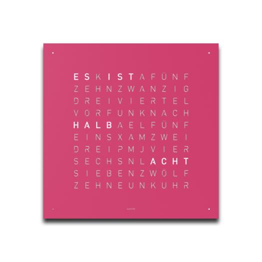 Qlocktwo - EARTH 45 PRETTY PINK